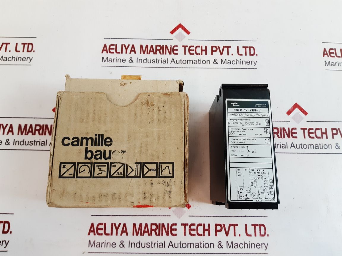 Camille Bauer Sineax 55-v920-11 II ConverterTemperature Transmitter