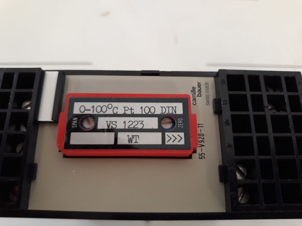 Camille Bauer Sineax 55-v920-11 Temperature Transmitter