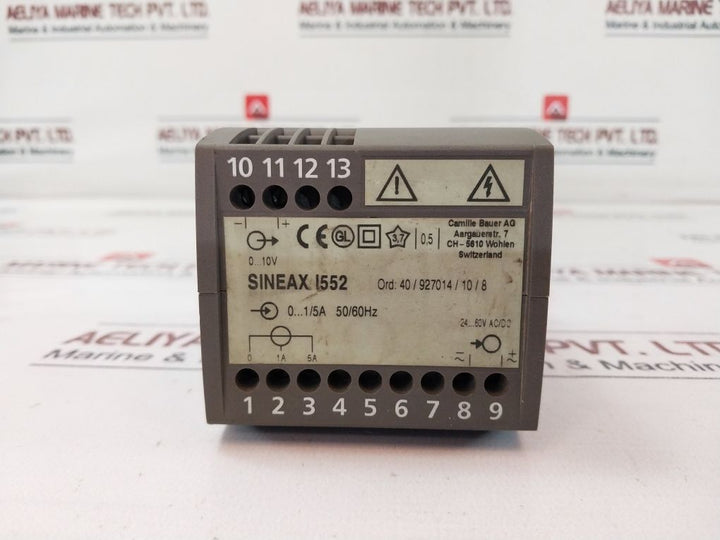 Camille Bauer Sineax I552 Transmitter 24-60V Ac/Dc