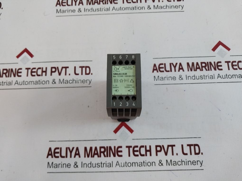 Camille Sineax I538 Transducer For Ac Current 230Vac