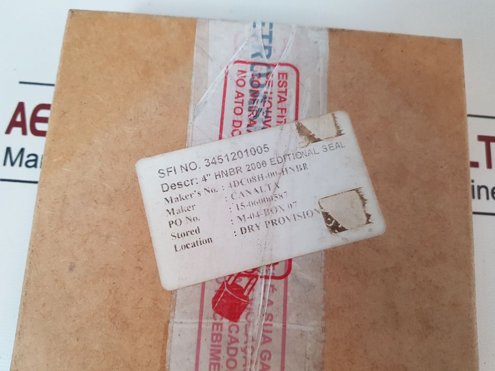 Canalta 4” Hnbr 2000 Editional Seal