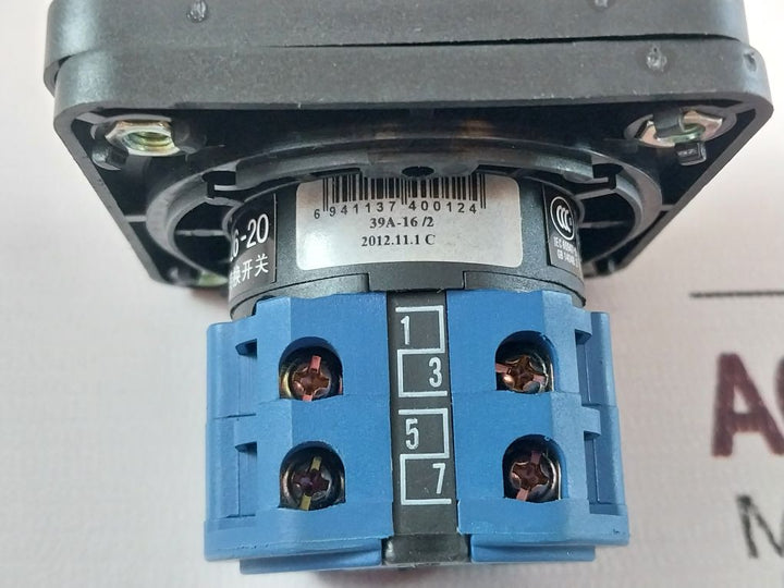 Cansen Lw26-20 Wenzhou Changjiang Electric Switch Ip20 50Hz
