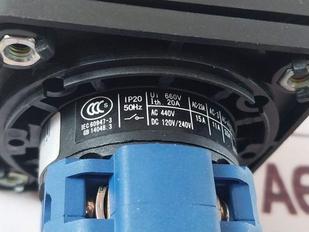 Cansen Lw26-20 Wenzhou Changjiang Electric Switch Ip20 50Hz
