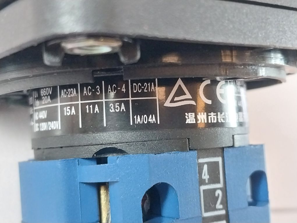 Cansen Lw26-20 Wenzhou Changjiang Electric Switch Ip20 50Hz