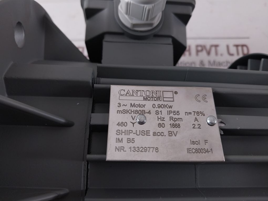 Cantoni Motor Mskh80B-4 Electric Motor