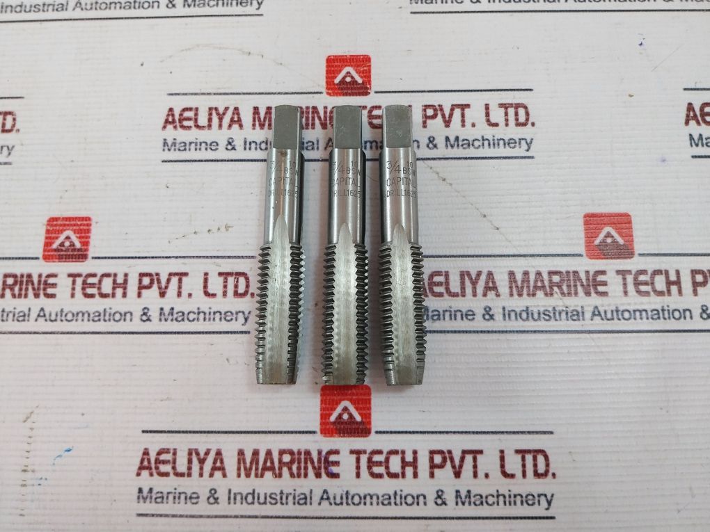 Capital 3/4 X 10 Bsw Threading Taps Set