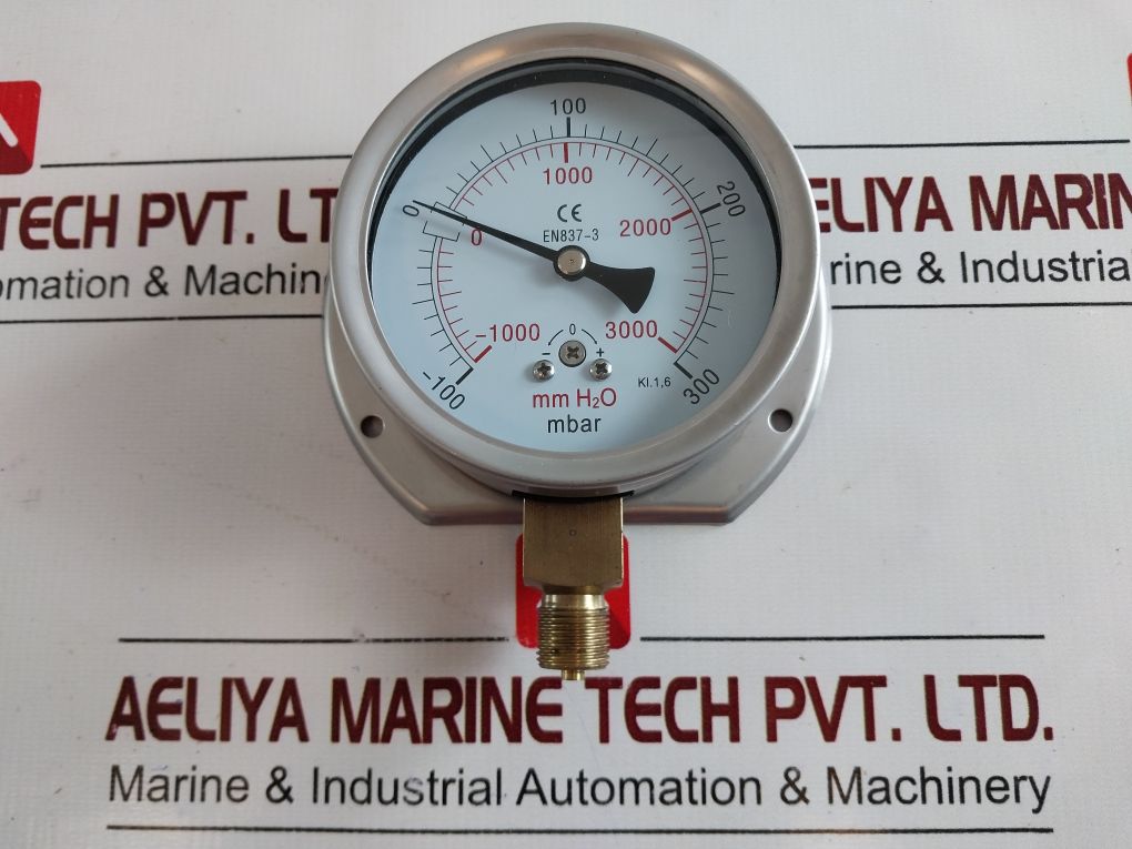 En837-3 Capsule Gauge -1000 To 3000 Mmh2O