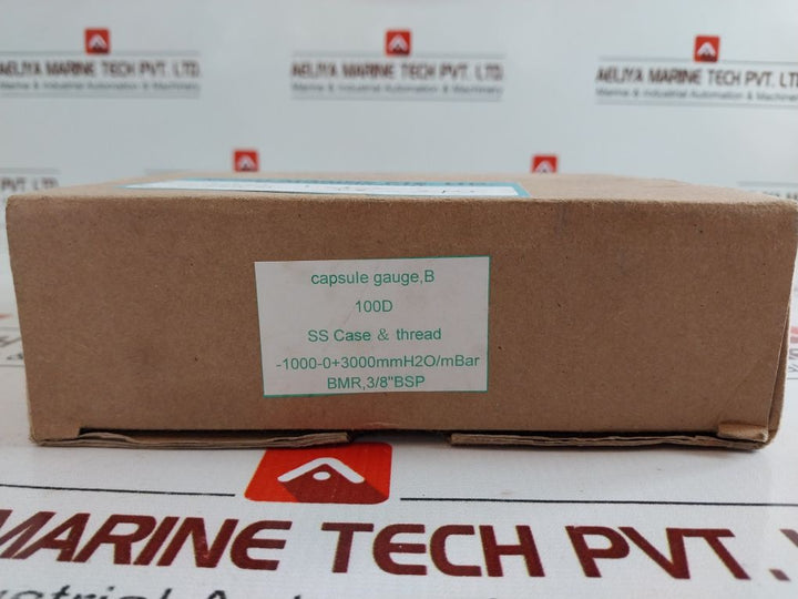 En837-3 Capsule Gauge -1000 To 3000 Mmh2O
