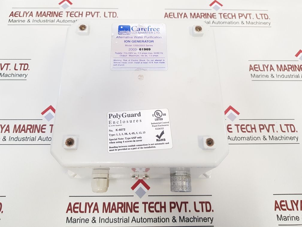 Carefree Series 1200/2003 Ion Generator