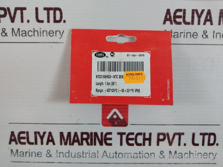 Carel Ntc015Wh03 Ntc Sensor For Temperature Control Ip68-50T105