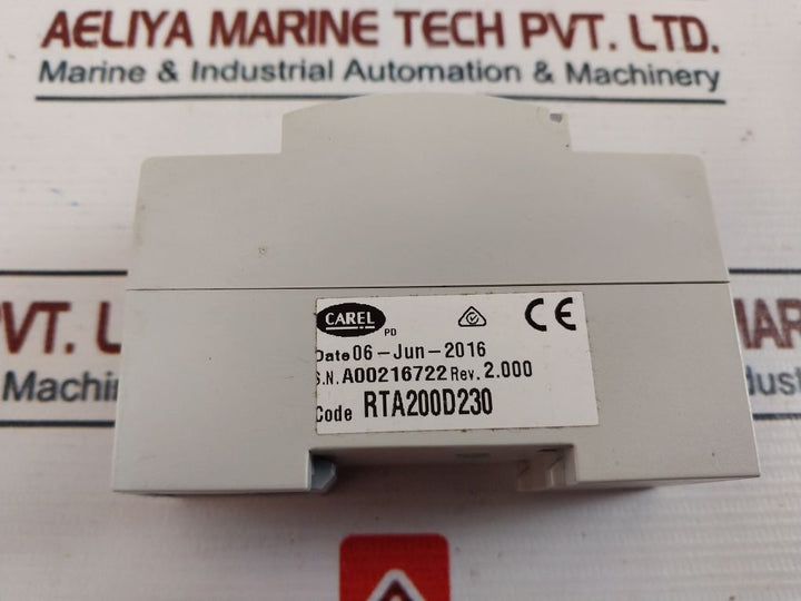 Carel Rta200D230 Electronic Thermostat