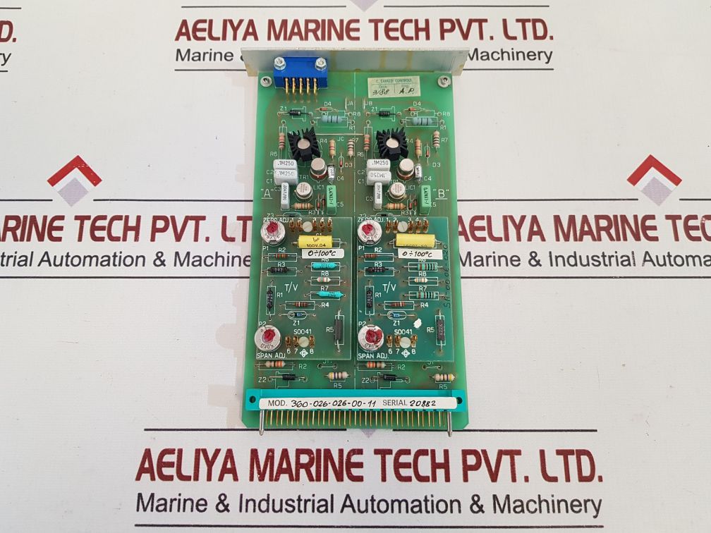 Carlo Gavazzi 360-026-026-00-11 Input Transducer Card