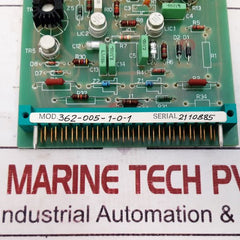 Carlo Gavazzi 362-005-1-0-1 F/V Signal Transducer Card