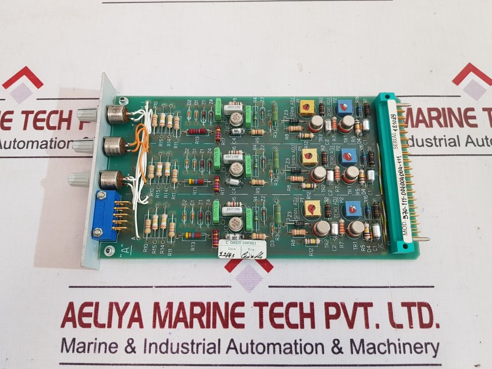 Carlo Gavazzi 370-111-004004004-111 Manual Loading Station Card