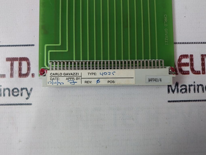 Carlo Gavazzi 4035