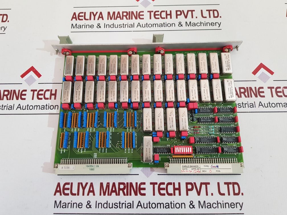 Carlo gavazzi 6004 circuit board rev. c