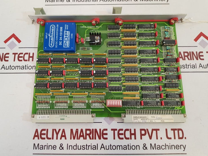 Carlo Gavazzi 6005 Alarm Control Input Card