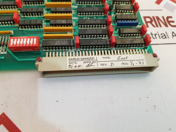 Carlo Gavazzi 6005 Input Board