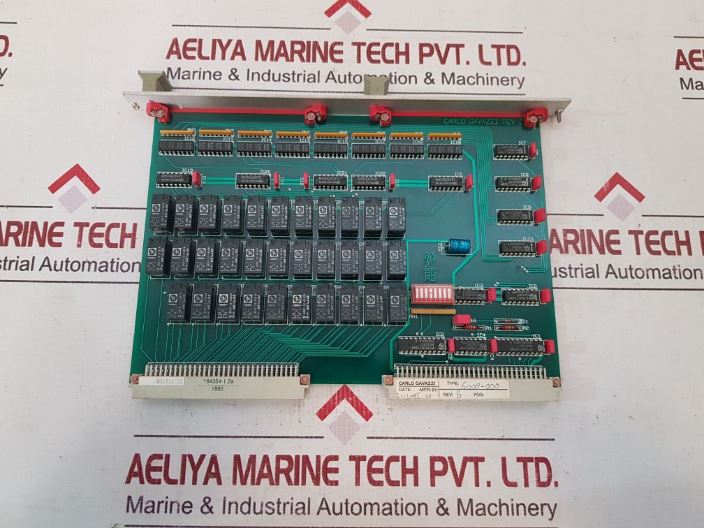 Carlo Gavazzi 6008 Rev 2 Relay Output Card