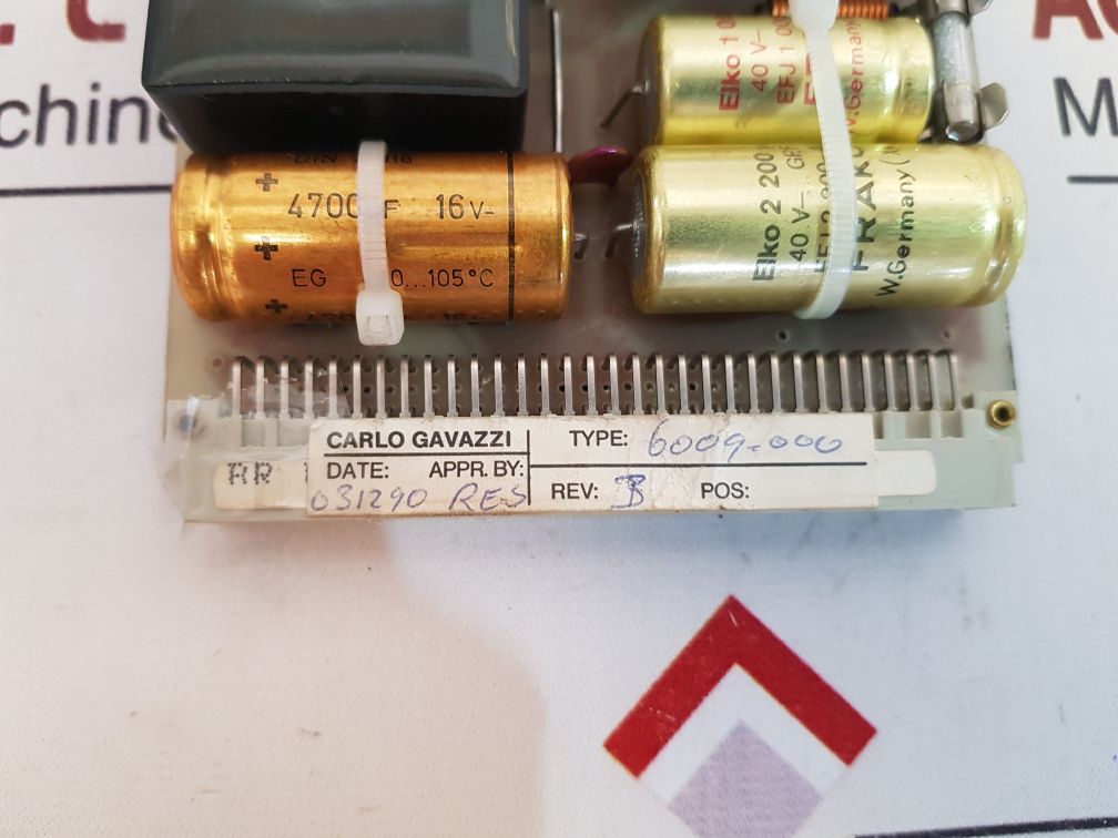 Carlo Gavazzi 6009.000 Power Supply Board