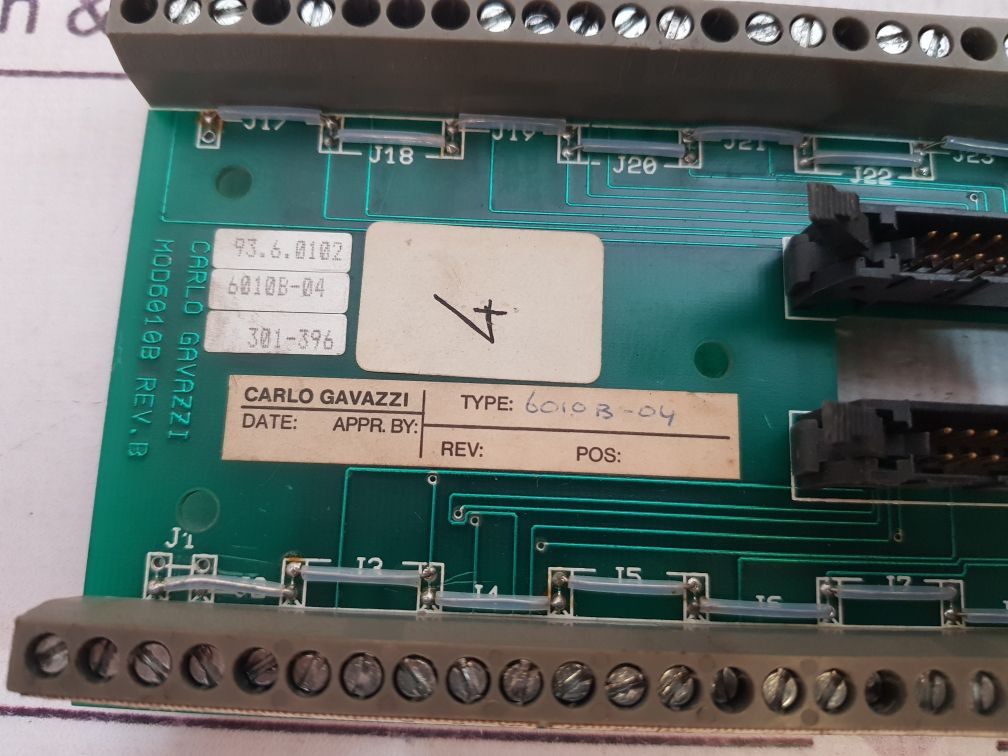Carlo Gavazzi 6010B-04 Monitor Switch Card