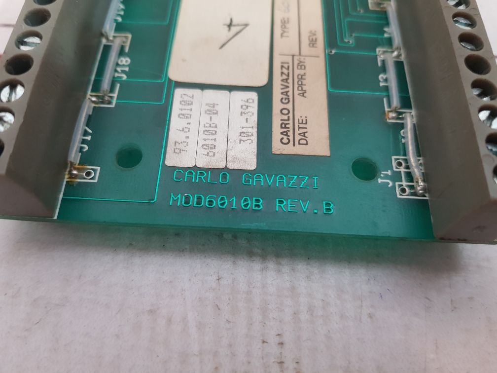 Carlo Gavazzi 6010B-04 Monitor Switch Card