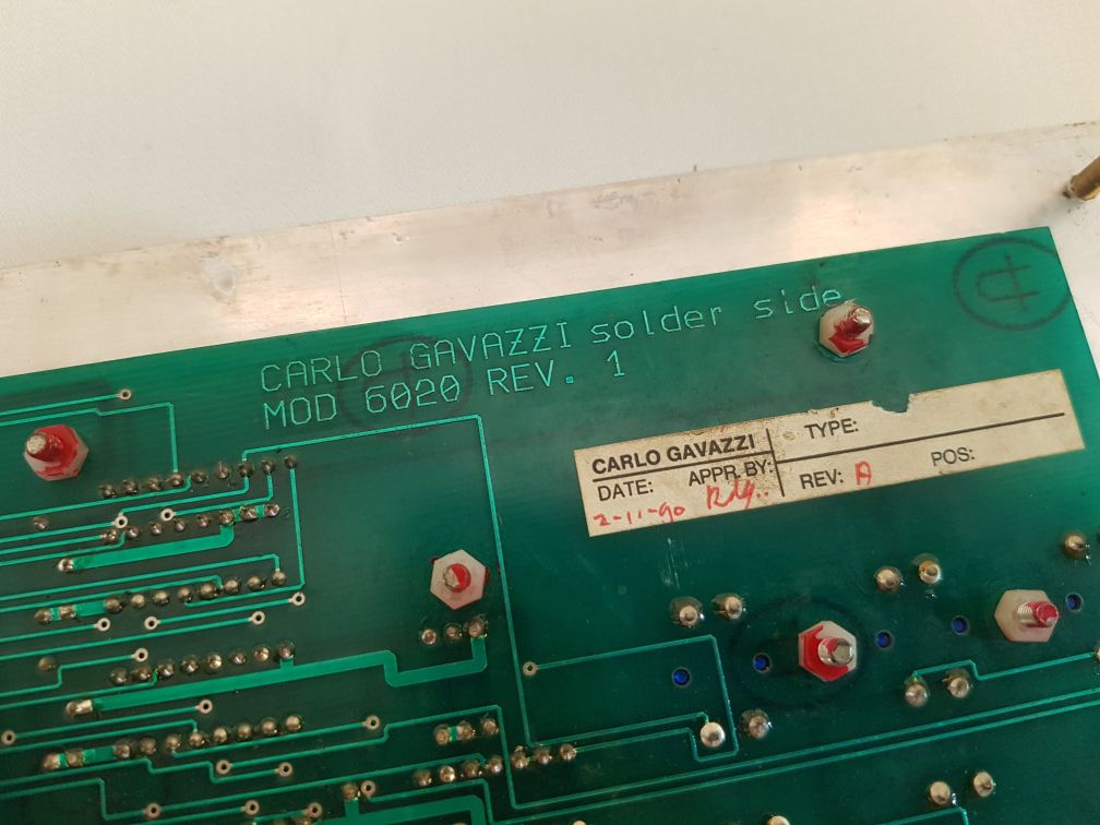 Carlo Gavazzi 6020 Rev. 1