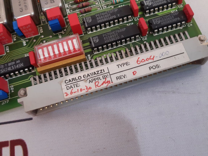 Carlo Gavazzi 91.6.004.000 Pcb Card 6004