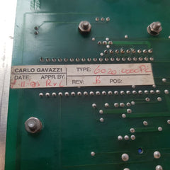 Carlo Gavazzi 93.6.020.000 Rev B Operator Keyboard Cdd-600