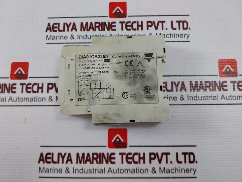 Carlo Gavazzi Dia01Cb235A Current Level Relay Ip20 50-60Hz