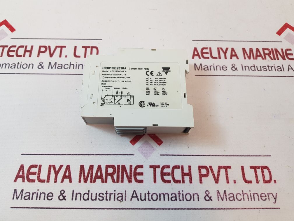 Carlo Gavazzi Dib01Cb2310A Ac/Dc Current Monitoring Relay
