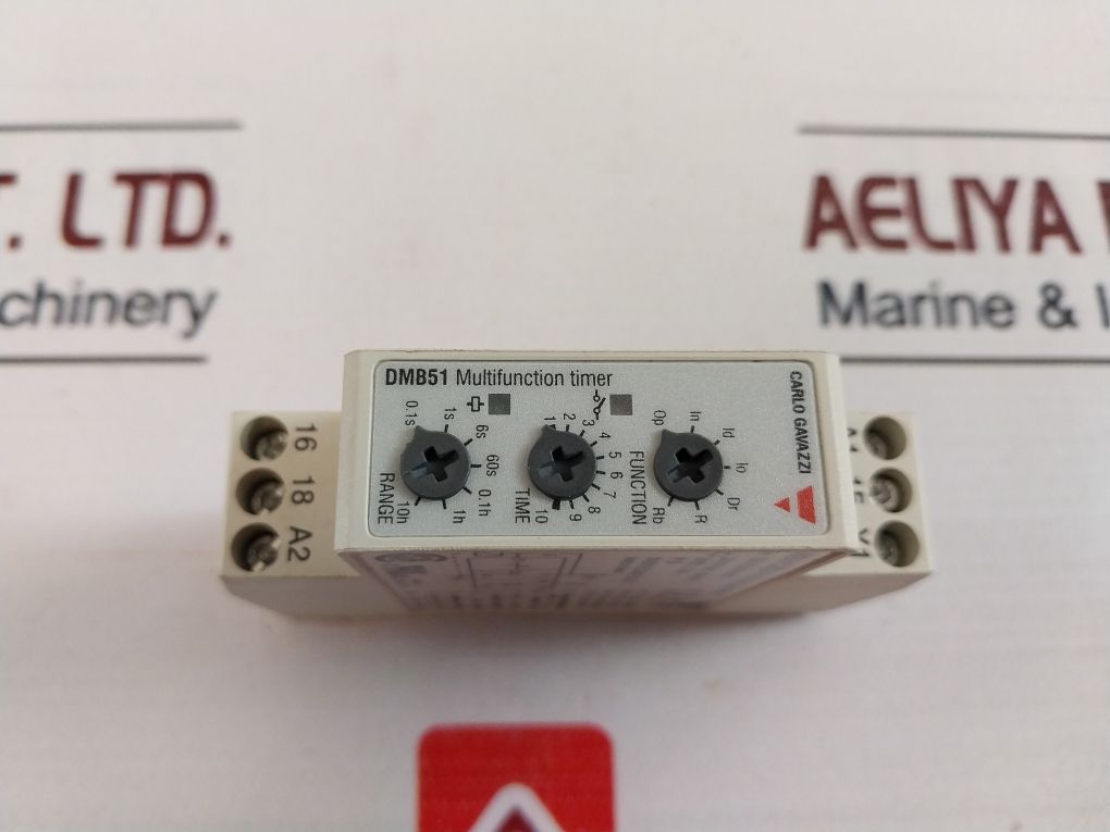 Carlo Gavazzi Dmb51Cm24 Multifunction Timer 240V 1/2Hp
