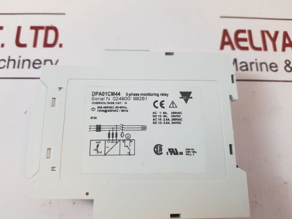 Carlo Gavazzi Dpa01Cm44 3-phase Monitoring Relay
