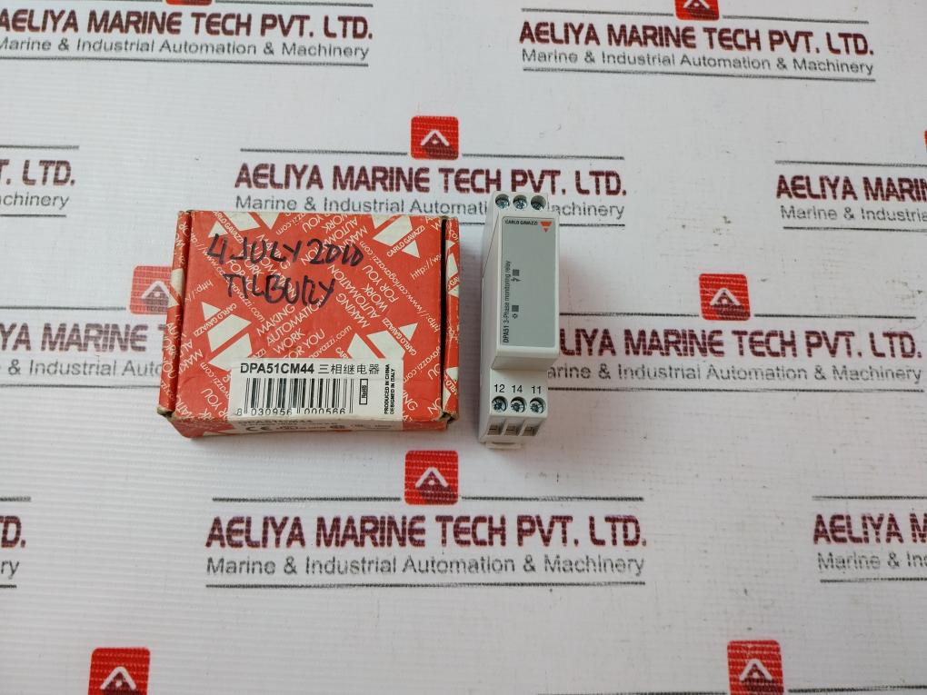 Carlo Gavazzi Dpa51Cm44 3-phase Monitoring Relay 208-480Vac 50-60Hz