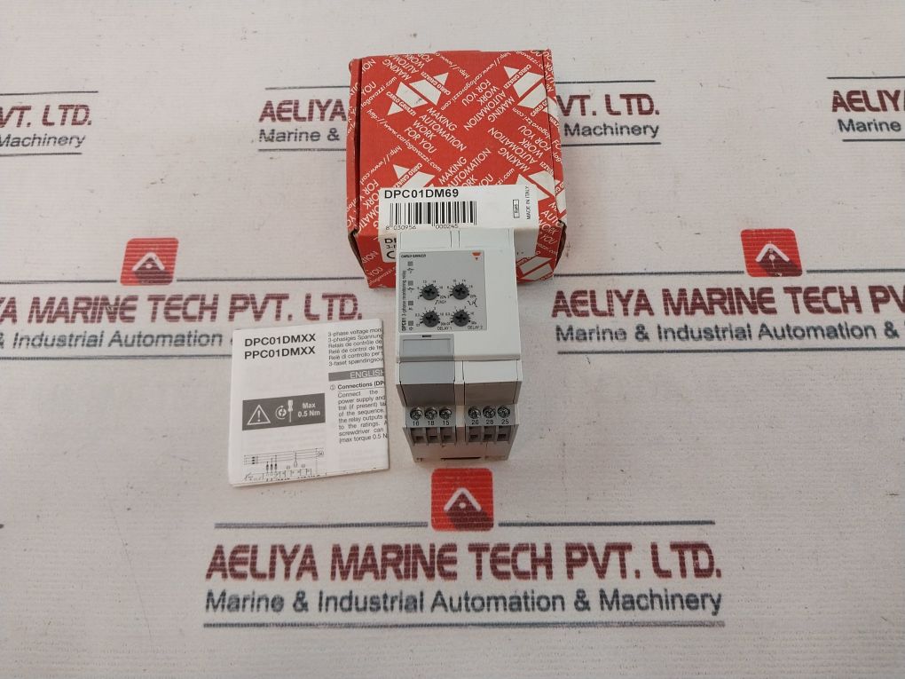 Carlo Gavazzi Dpc01Dm69 3-phase Monitoring Relay 240V 8A