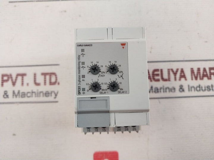 Carlo Gavazzi Dpc01Dm69 3-phase Monitoring Relay 240V 8A