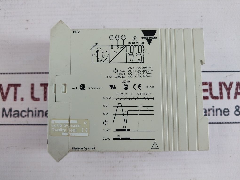 Carlo Gavazzi Euy C 115 Ac Line Controller 8A 250V