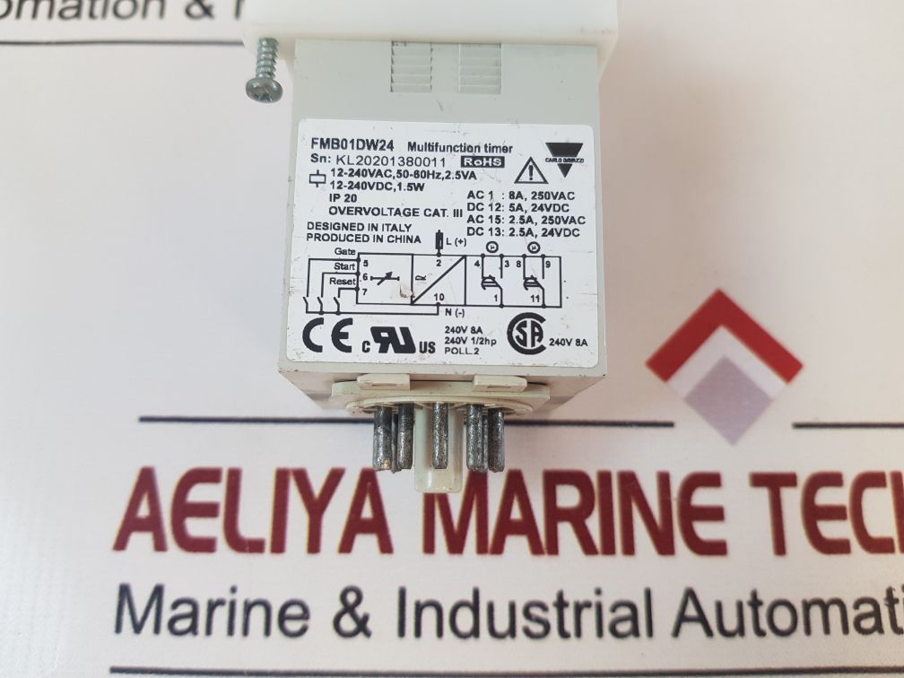 Carlo Gavazzi Fmb01Dw24 Multifunction Timer 12-240Vdc, 1.5W
