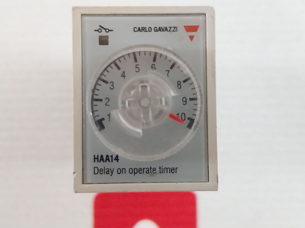 Carlo Gavazzi Haa14Qm24 Delay On Operate Timer 24-240Vac, 45-65Hz, 10Va