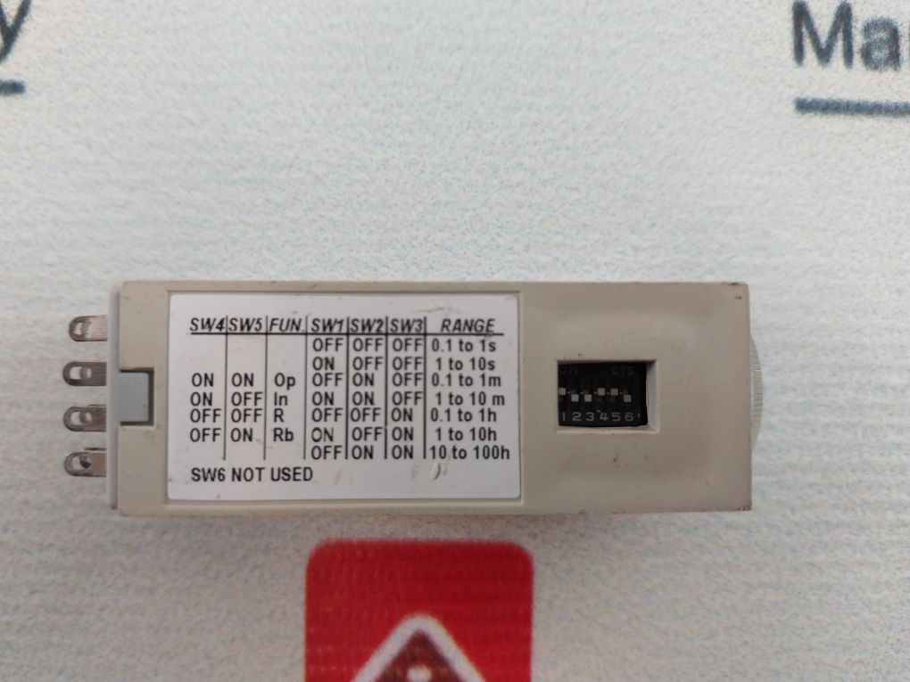 Carlo Gavazzi Haa14Qm24 Delay On Operate Timer 24-240Vac, 45-65Hz, 10Va