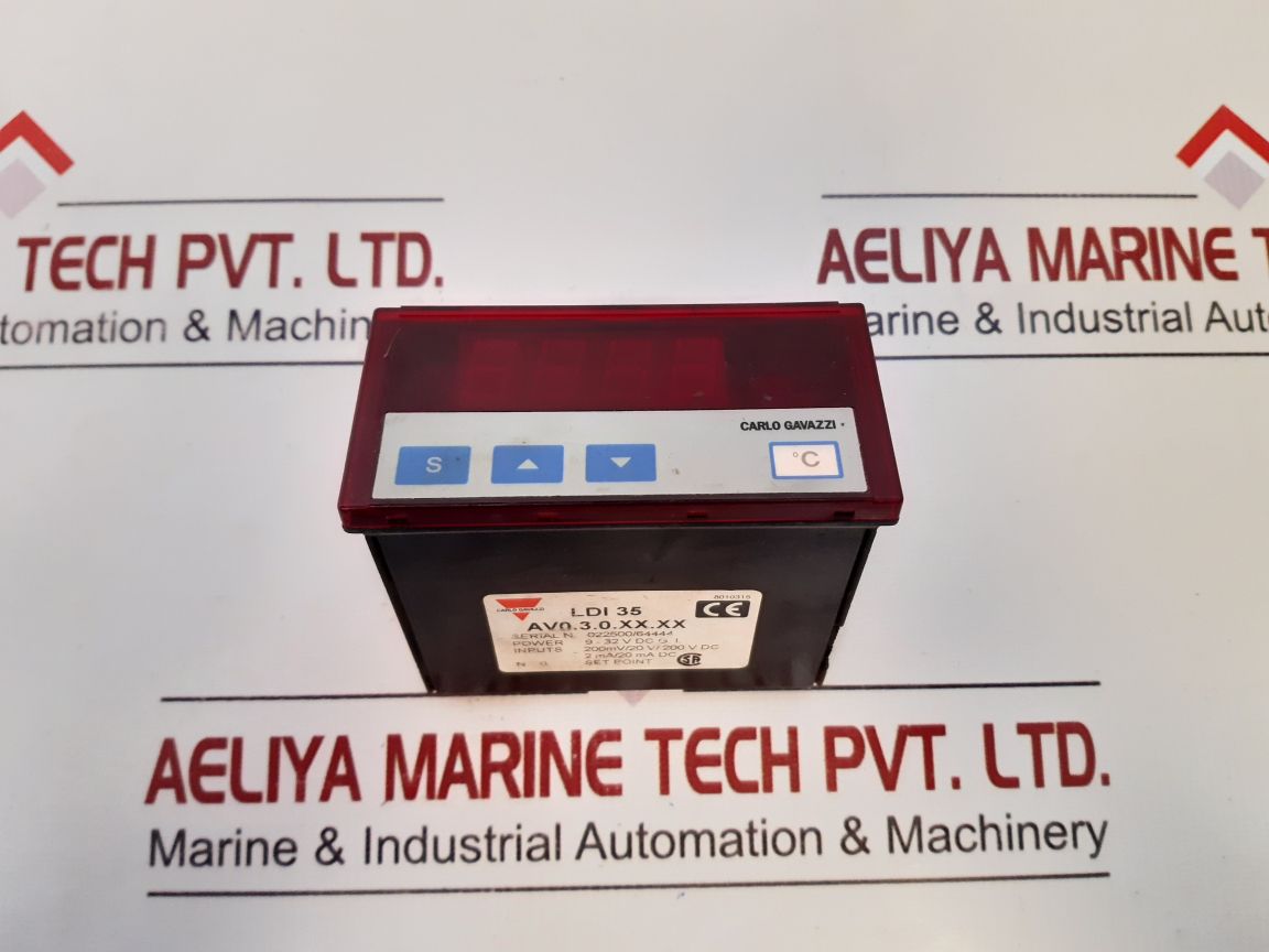 Carlo Gavazzi Ldi 35 Digital Panel Meter Av0.3.0.Xx.Xx