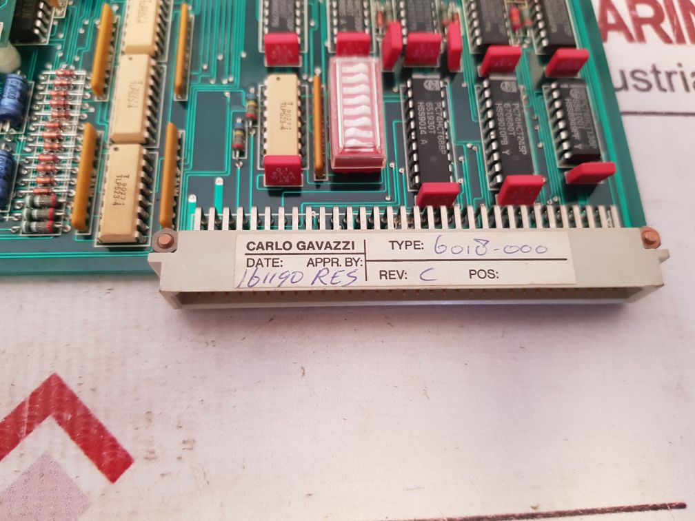 Carlo Gavazzi Mod 6018 Pcb Card Rev: C