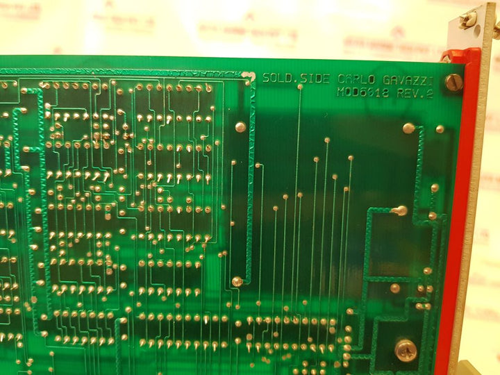 Carlo Gavazzi Mod 6018 Pcb Card Rev: C