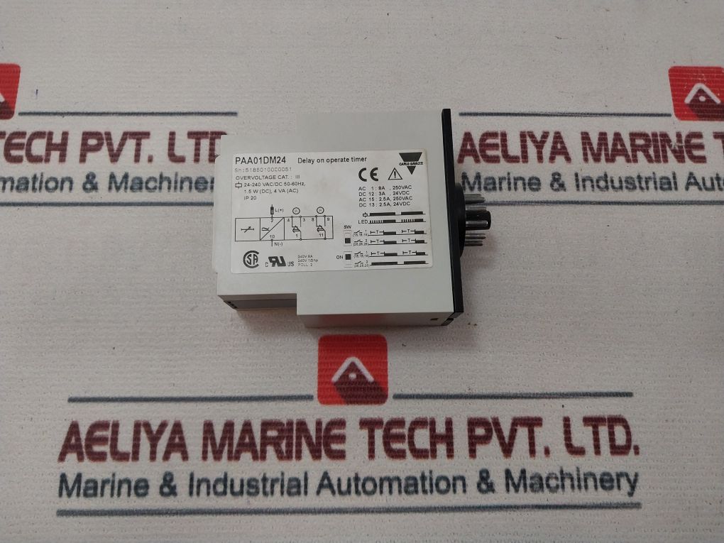 Carlo Gavazzi Paa01Dm24 Delay On Operate Timer