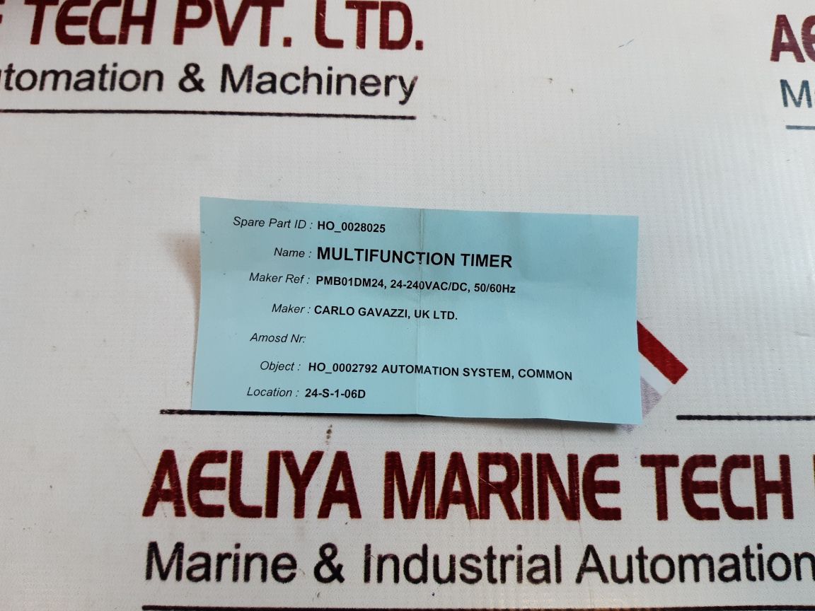 Carlo Gavazzi Pmb01Dm24 Multifunction Timer