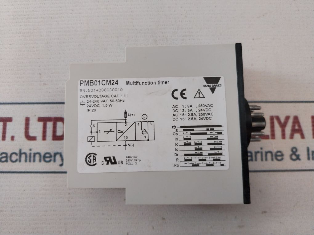 Carlo Gavazzi Pmb01Cm24 Multifunction Timer