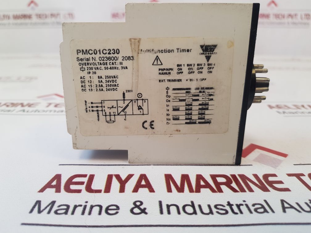 Carlo Gavazzi Pmc01C230 Multifunction Timer 