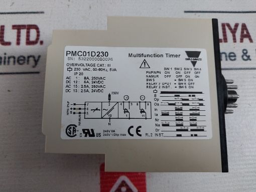 Carlo Gavazzi Pmc01D230 Multifunction Timer Ip 20