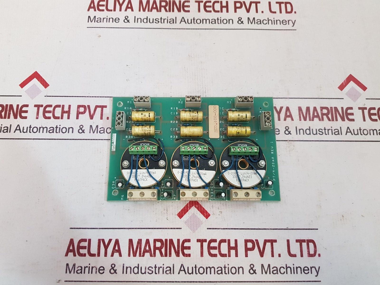 Carlo gavazzi pt/4-20ma pcb card rev.1