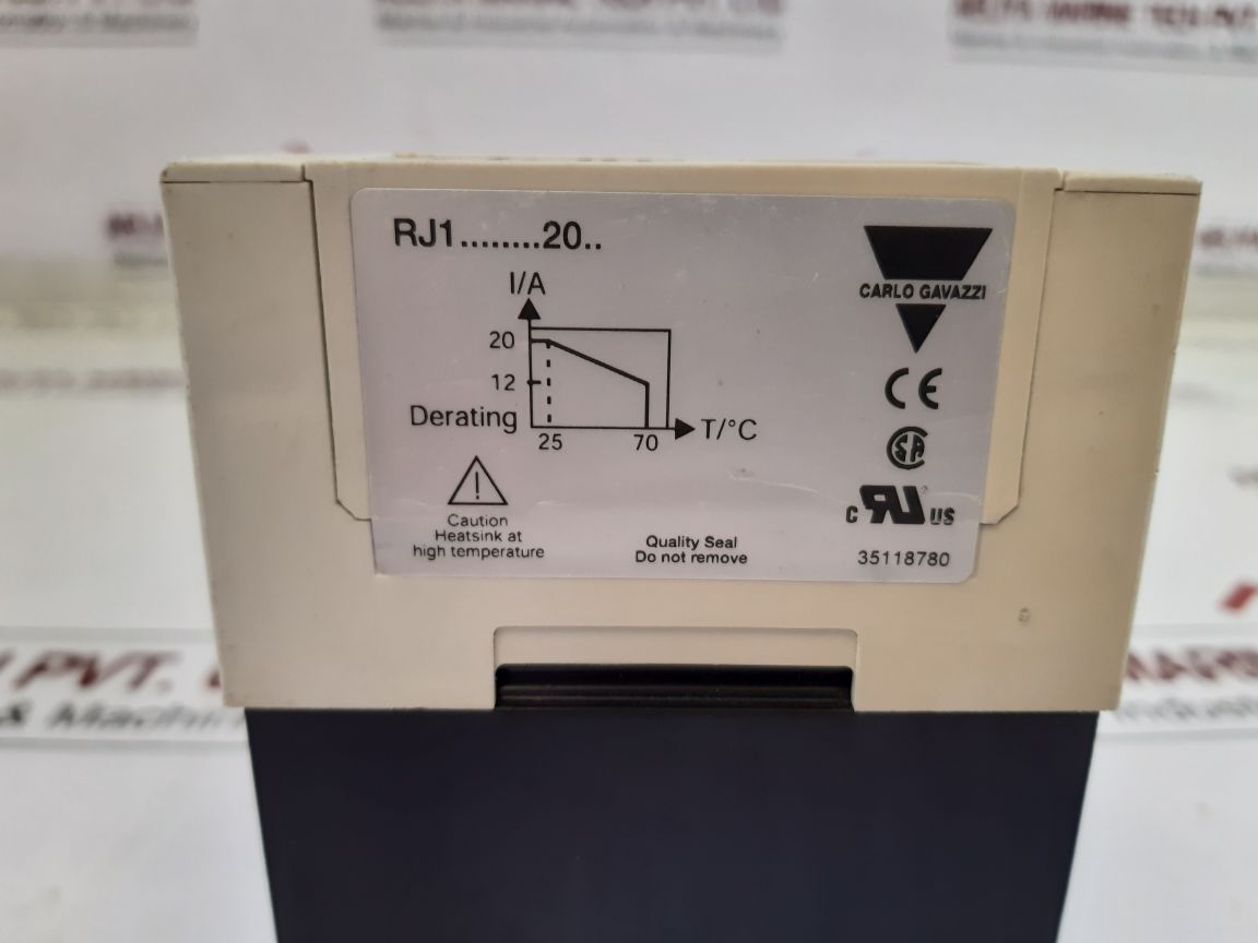 Carlo Gavazzi Rj1A60D20E Semiconductor Relay
